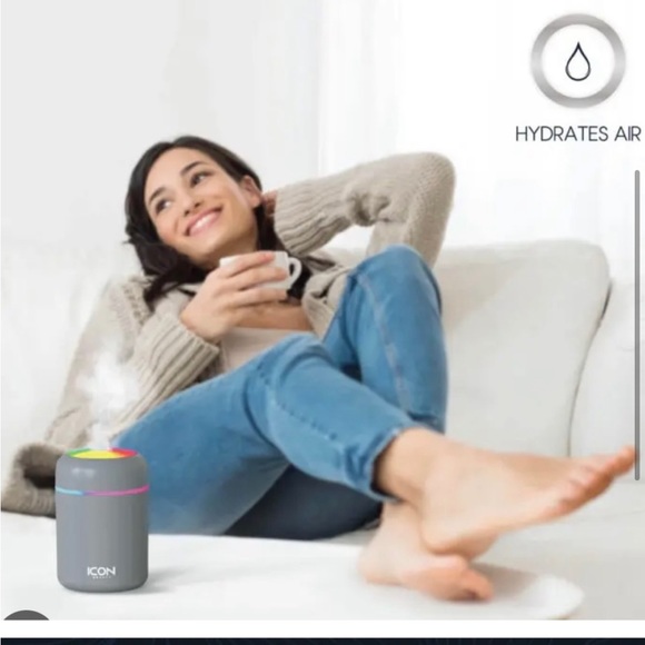 NIB ICON BEAUTY LED MINI HUMIDIFIER - Picture 3 of 9